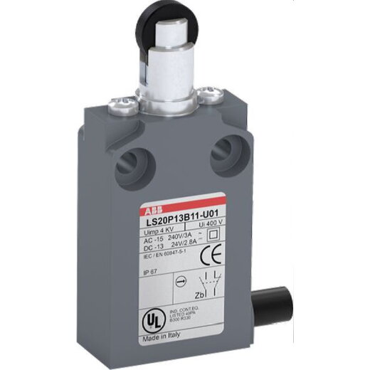 ABB Stotz-Kontakt Kompakt-Positionsschalter LS20P13B11-U01 grau IP67 1SBV015913R3801
