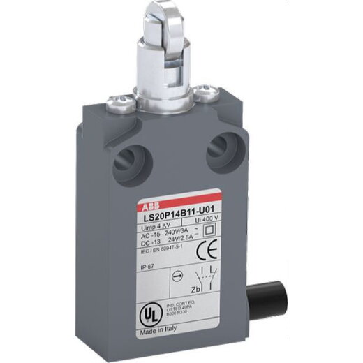 ABB Stotz-Kontakt Kompakt-Positionsschalter LS20P14B11-U01 grau IP67 1SBV015914R3801