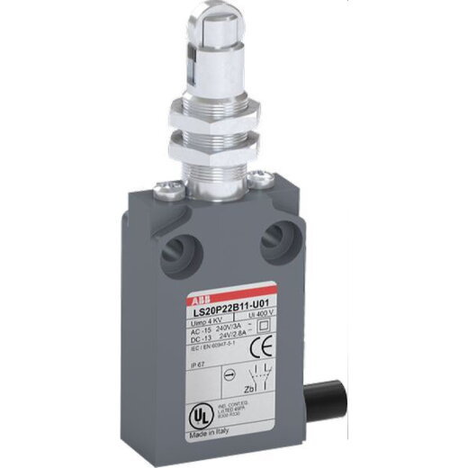 ABB Stotz-Kontakt Kompakt-Positionsschalter LS20P22B11-U01 grau IP67 1SBV015922R3801