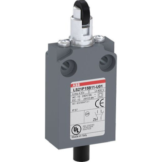 ABB Stotz-Kontakt Kompakt-Positionsschalter LS21P15B11-U01 grau IP67 1SBV016015R3801
