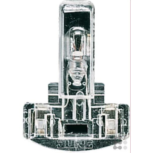 Jung Glimmlampe für Schalter und Taster, 230 V ~, 0,5 mA, weiß 95