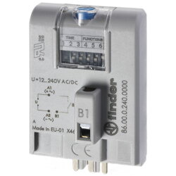 Finder Zeitmodul 86.00.0.240 Bereich: 0,05s-100h 1 STK