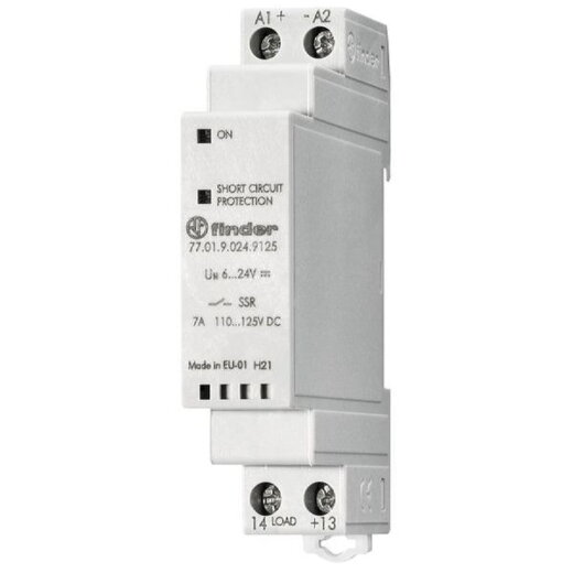 Finder Relais mit 1 SSR-Kontakt 7 A/85 bis 140 V DC 1 STK