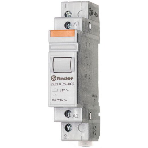 Finder Installations-Relais 22.21.8.024.4000 1S 20A 24VAC 1 STK