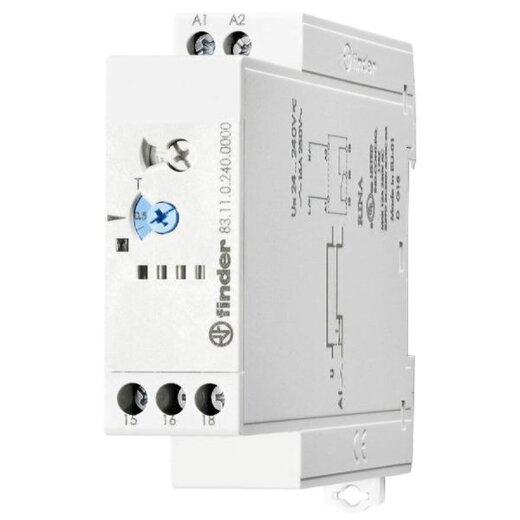 Finder Zeitrelais 83.11.0.240.0000 Ansprechverz. 1 STK