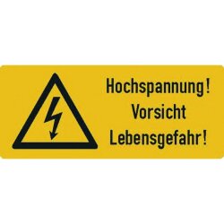 PROTEC.class Maschinenschild Hochspannung PMSHL (.)
