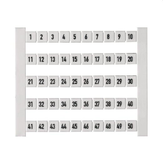 Weidmüller Schild DEK 5 FW 1-50 0473460001