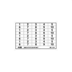 ABB Stotz-Kontakt Beschriftungsschild BS-121/160...