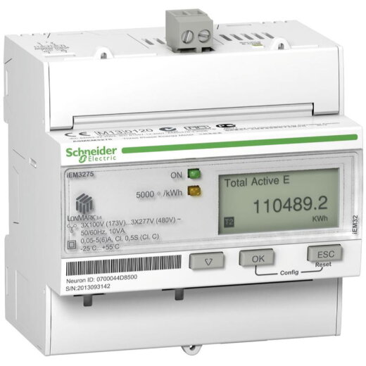 Schneider Electric Zähler A9MEM3275 5A 3phasig MID konform