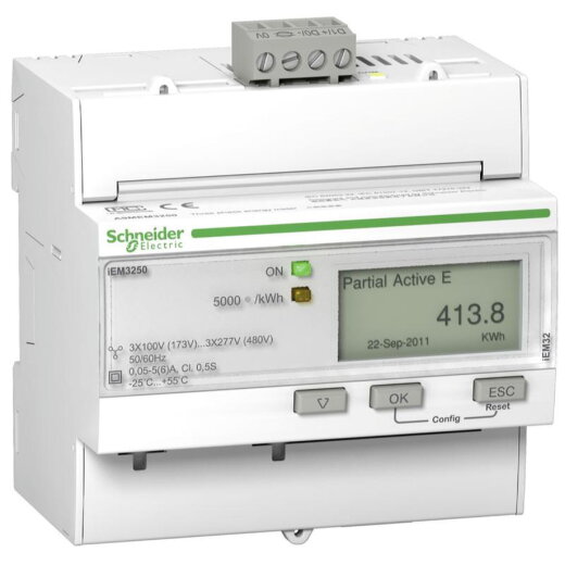 Schneider Electric Zähler A9MEM3250 5A 3polig+N MODBUS