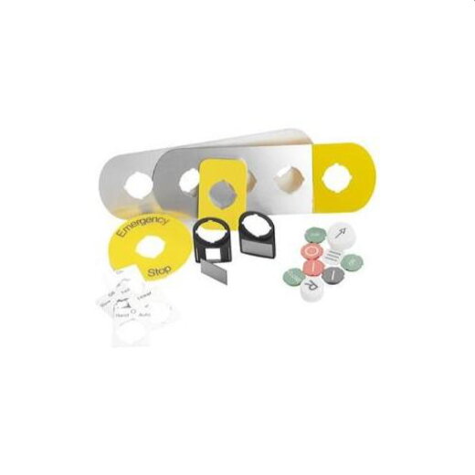 ABB Stotz-Kontakt Beschriftungsschild KA1-8121 blanko Kunststoff alufarben 1SFA616920R8121