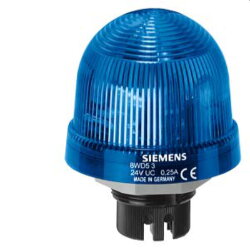 Siemens Einbauleuchte Blitzlichtelement 230V blau...