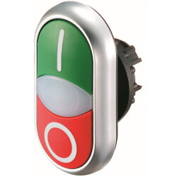 EATON Electric Doppeldrucktaste M22-DDL-GR-X1/X0 mit...