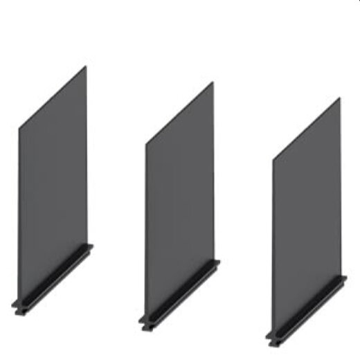 Siemens Phasentrennwände H100mm für 4polig 6Stück 3VW9724-0WA10