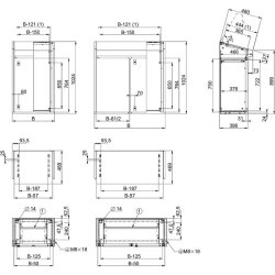 Schneider Electric Steuerpult SpacialCompact o Platte...