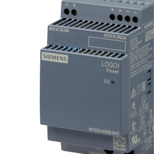 Siemens Stromversorgung LOGO!Power 1phasig DC 24 V/2,5 A 6EP3332-6SB00-0AY0
