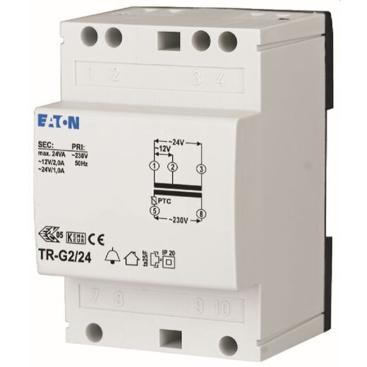 EATON Electric Transformator TR-G2/24 12V/24V 2A/1A