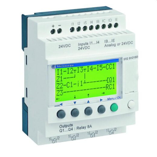Schneider Electric Modul SR2B121BD Zelio 12 E/A 24VDC