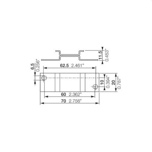 ABB Stotz-Kontakt Adapter ADP.01 für Schraubbefestigung 1SVR430029R0100