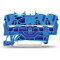 WAGO 3 Leiter Durchgangsklemme 2002-1304 TOPJOB S 2,5qmm blau
