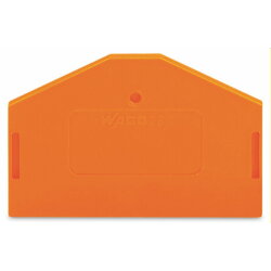 WAGO Abschlussplatte u. Zwischenplatte 280-313 orange