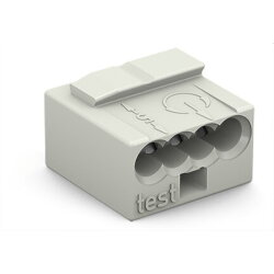 WAGO Verbindungsdosenklemme 4polig Micro 0,6-0,8qmm...