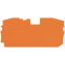 WAGO Abschlussplatte u. Zwischenplatte 2016-1292 orange