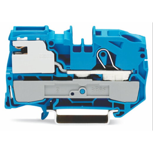 WAGO 1 Leiter N Trennklemme 2016-7114 N-Einspeisklemme blau