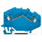 WAGO 2 Leiter Durchgangsklemme 780-604 2,5qmm blau