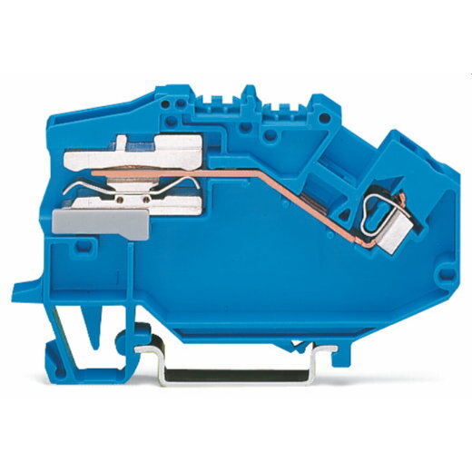 WAGO 1 Leiter N Trennklemme 780-613 2,5qmm blau