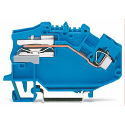 WAGO 1 Leiter N Trennklemme 781-613 4qmm blau