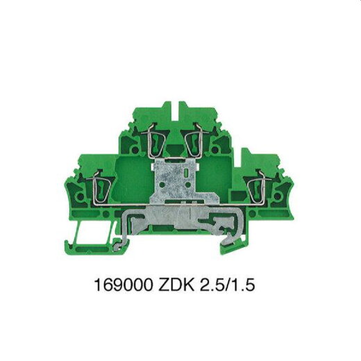 Weidmüller Doppelsteckklemme ZDK 2.5PE 1690000000