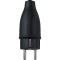 Merten SCHUKO-Vollgummistecker 123851 16A 250V schwarz