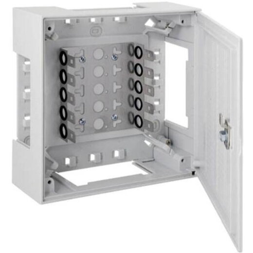 DNTE Kunststoffverteiler innenBox II zu 50DA mit Vorreiber 46025.1