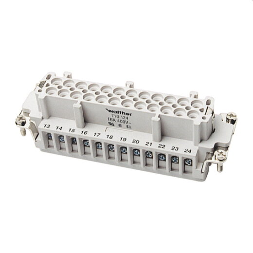 Walther Buchseneinsatz 710124 24polig 710124