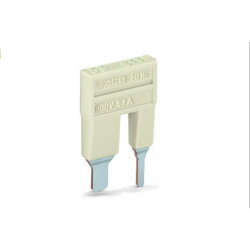 WAGO Reduzierbrücker 2016-499 isoliert lichtgrau