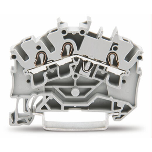 WAGO 3 Leiter Durchgangsklemme 2002-6301 TOBJOB 2,5 (4)mm grau