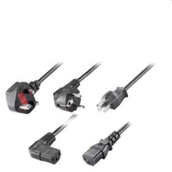 Siemens Netzkabel SIMATIC PC 230V AC gerade 3m...