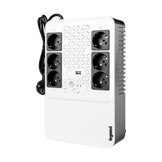 Legrand USV-Anlage Keor Multiplug 600 inkl. USB Ladegerät