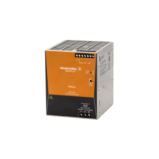 Weidmüller Schaltnetzgerät PRO ECO 480W 24V 20A 1phasig 1469510000 1 STK