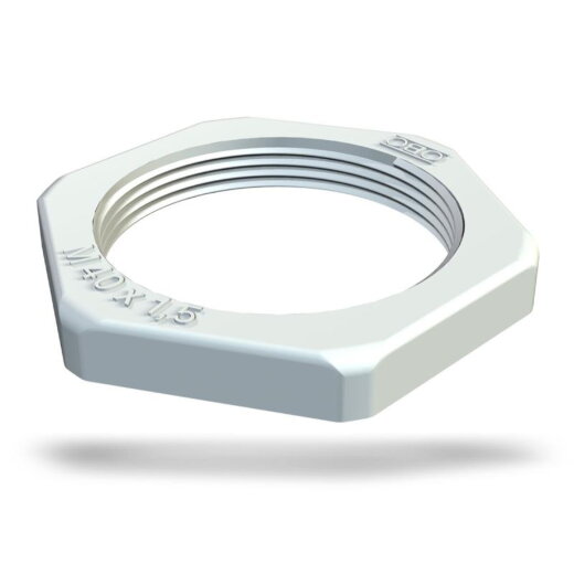 OBO Gegenmutter 116 M M20 PA lichtgrau Polyamid