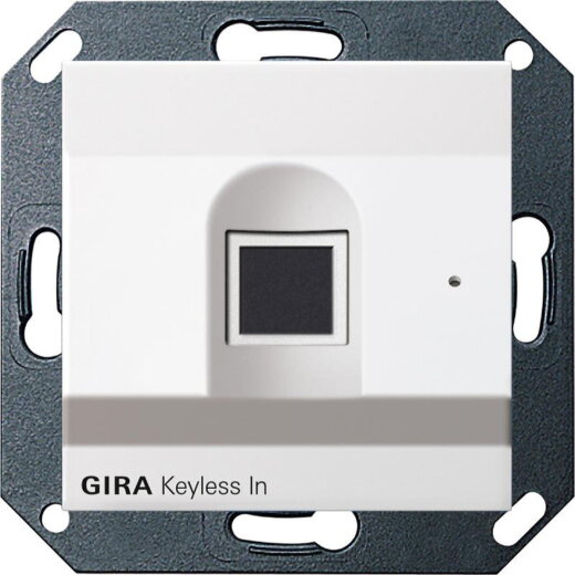 Gira Keyless In 261727 Fingerprint System 55 reinweiss 261727