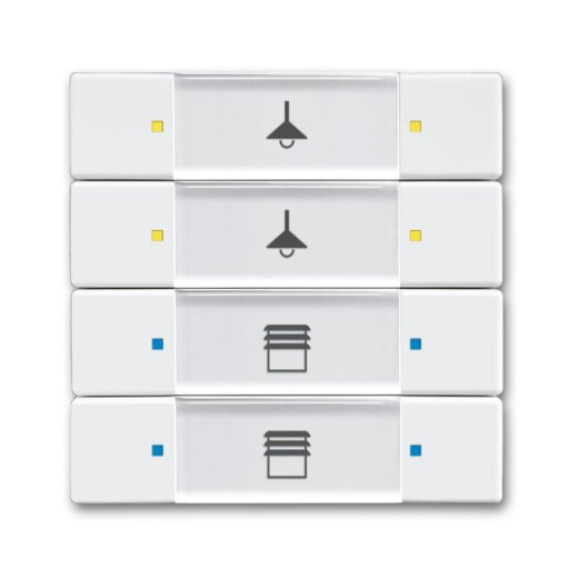 Busch-Jaeger 6127/02-84 4fach Bedienelement