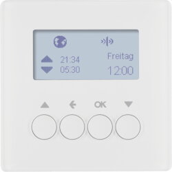 Berker Funk-Jalousie-Schaltuhr 85745129 polarweiss samt...