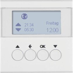 Berker Zeitschaltuhr M385741189 polarweiss glaenzend
