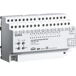 Gira Jalousieaktor 216100 KNX/EIB Jalousie 8ach 230VAC REG