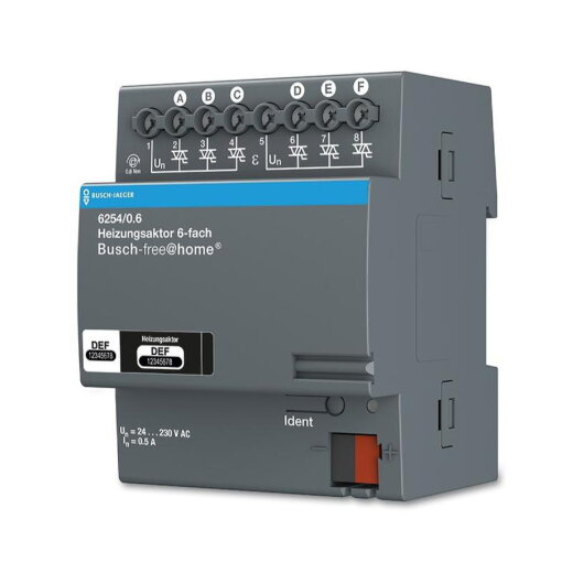 Busch-Jaeger 6254/0.6 6fach REG Aktor