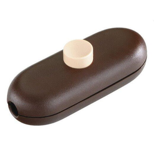 Bachmann Schnur-Zwischenschalter 924.026 1polig braun/braun