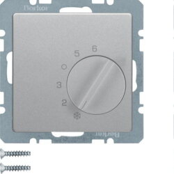 Berker Raumtemperaturregler M3Q1/Q3 alu samt lackiert