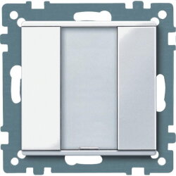 Merten Taster 617125 1fach aktivweiss glaenzend System